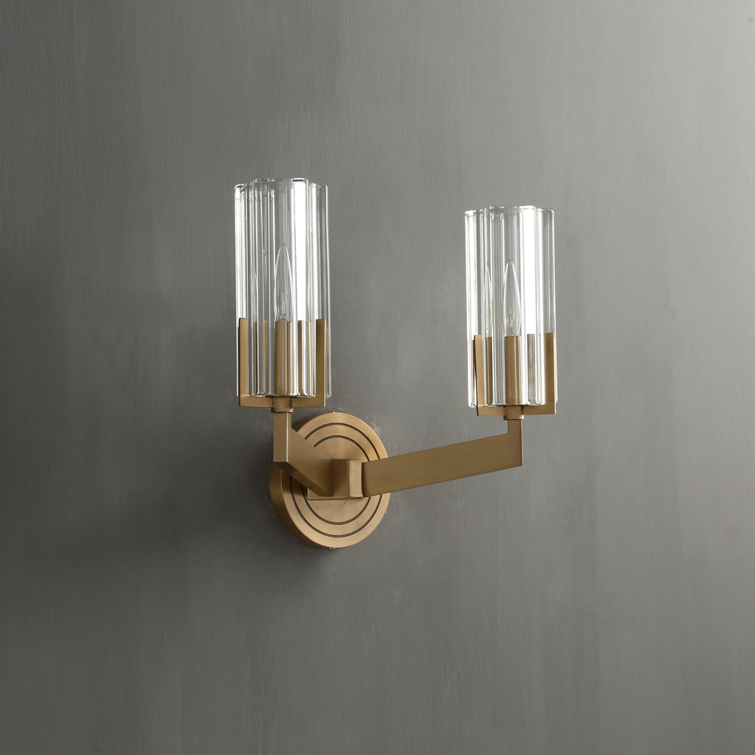CELESTE Solid Brass Double Wall Light