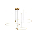 ANELLI Solid Brass Circular Chandelier - meraki.