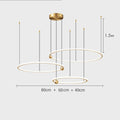 ANELLI Solid Brass Circular Chandelier - meraki.