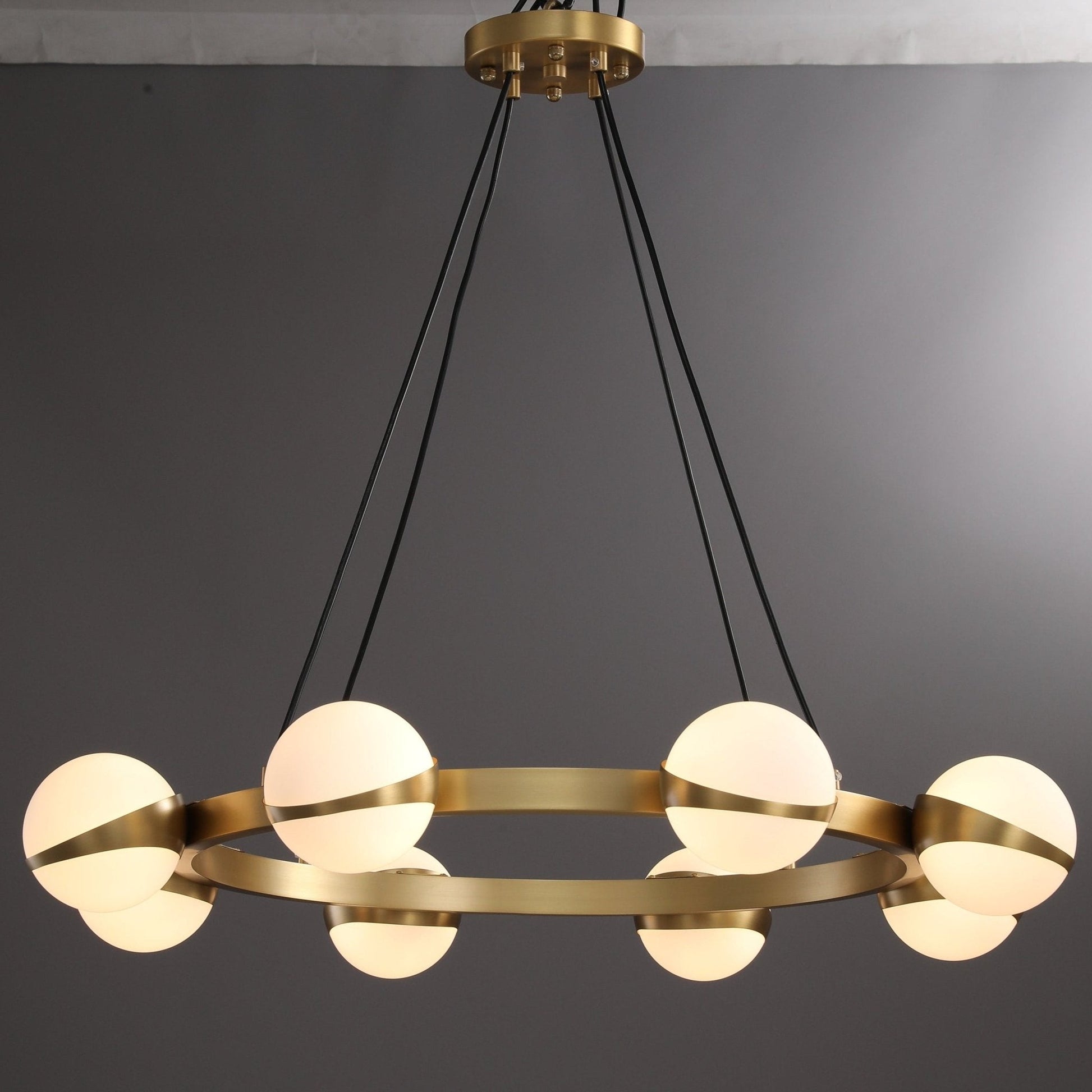 ASTRA Solid Brass Chandelier - meraki.