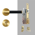 BEETHAM Solid Brass & Leather Lever Door Handles - meraki.