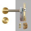 BEETHAM Solid Brass & Leather Lever Door Handles - meraki.