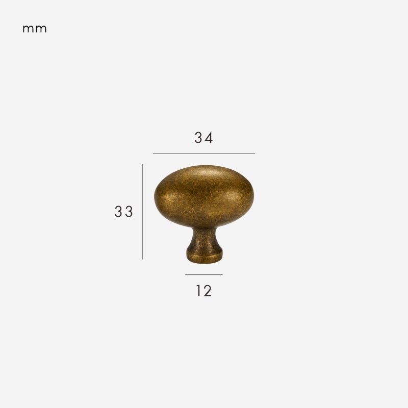 CALLAS Solid Brass Knobs - meraki.