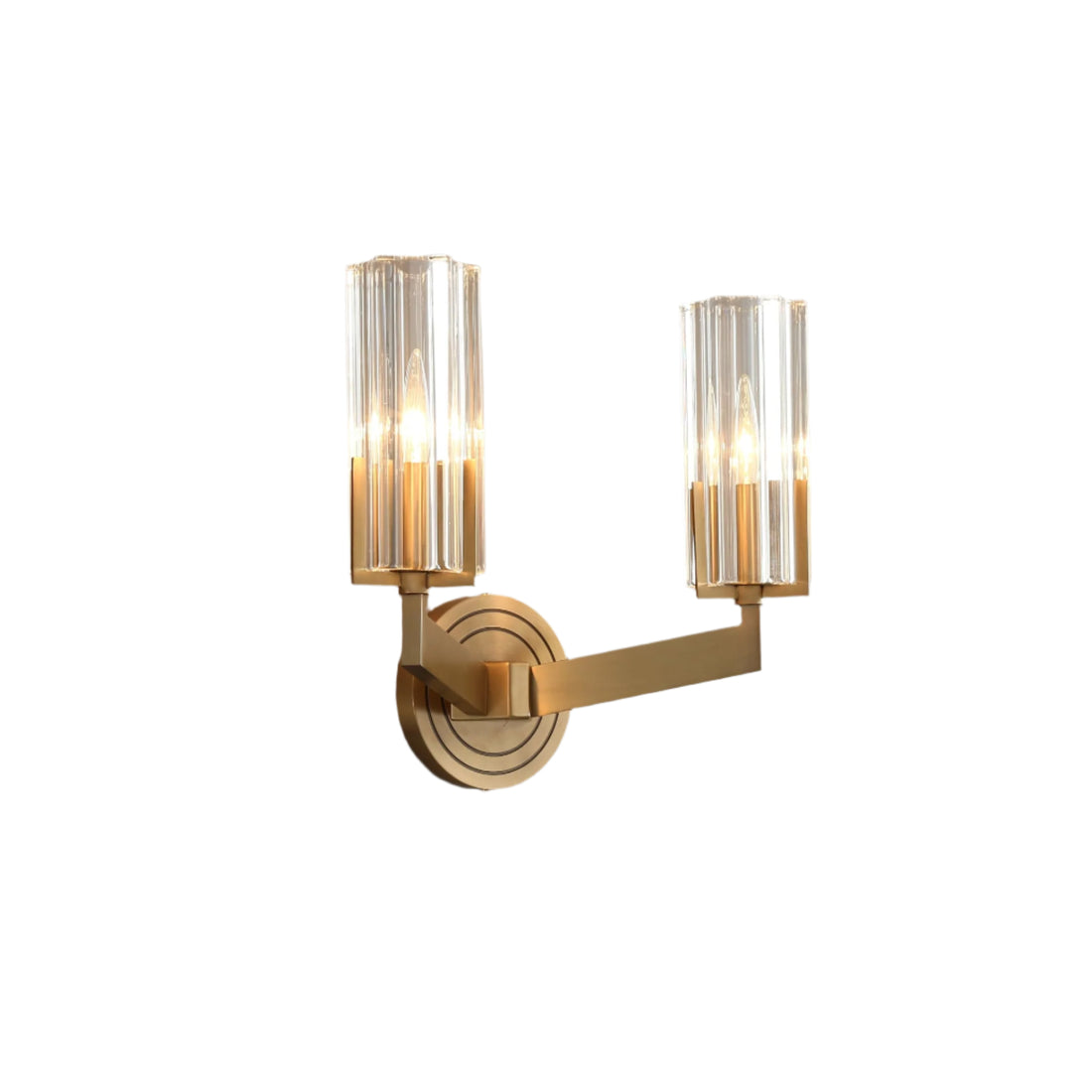 CELESTE Solid Brass Double Wall Light - meraki.