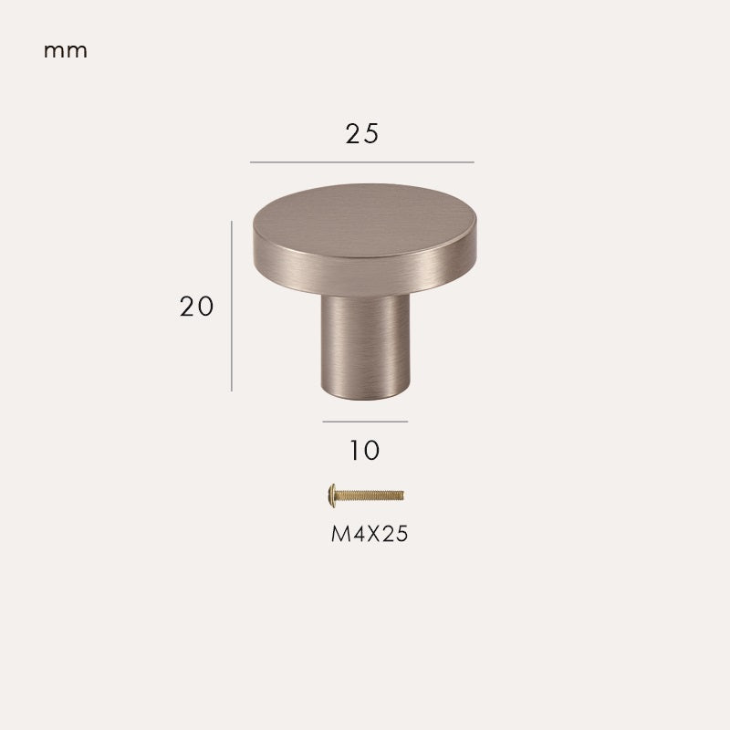 COMMET Solid Brass Knobs - meraki.