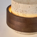 CORA Stone & Walnut Pendant Light - meraki.