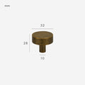 CYRA Solid Brass Knobs - meraki.