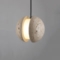 GAIA Stone & Walnut Pendant Light - meraki.