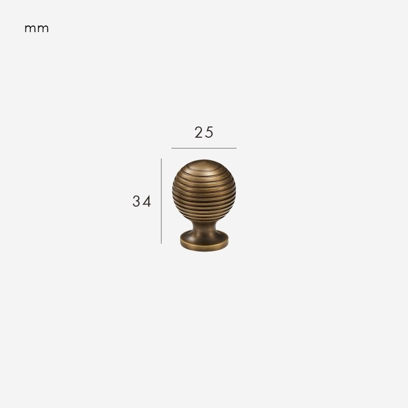 GREPP Solid Brass Knob - meraki.