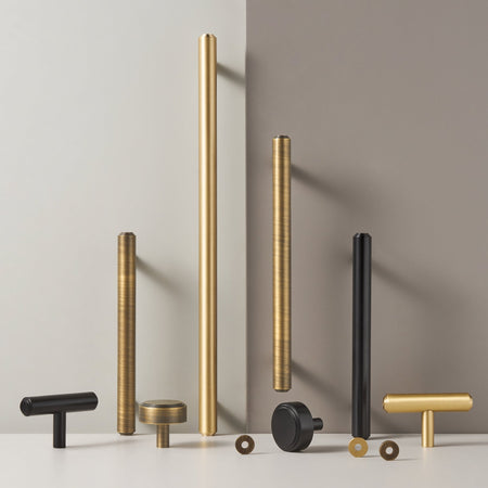 KATANA Solid Brass Handles