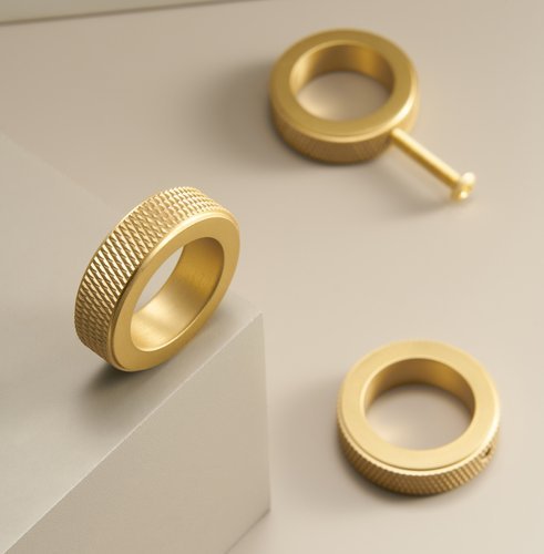 KERMA Solid Brass Knob - Ring - meraki.