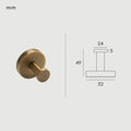 KRAM Solid Brass Robe Hook - meraki.