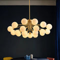 LUMORA Brass Globe Chandelier - meraki.