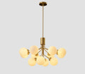 LUMORA Brass Globe Chandelier - meraki.