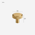 MANHATTAN Knurled Brass Knobs - meraki.