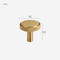 MANHATTAN Knurled Brass Knobs - meraki.