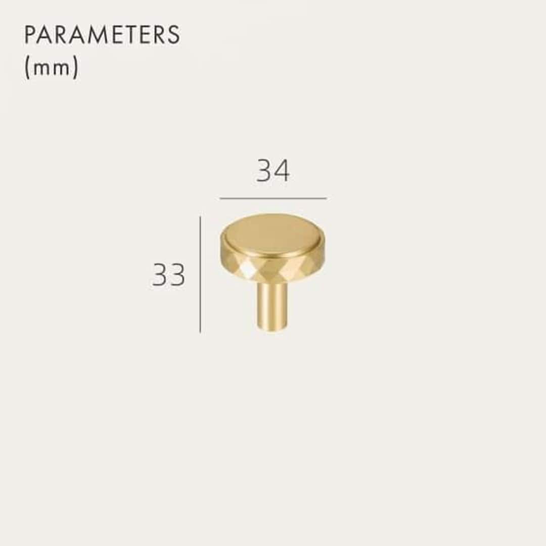 meraki. Renew - ADAMAS Solid Brass Knobs - meraki.