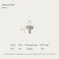 meraki. Renew - ADAMAS Solid Brass Knobs - meraki.