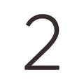 meraki. Renew - EZRA Numbers in Matte Black - meraki.