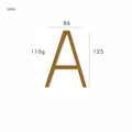 meraki. Renew - OBRE Satin Brass House Numbers - meraki.