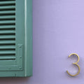 meraki. Renew - OBRE Satin Brass House Numbers - meraki.