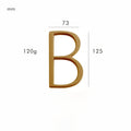 meraki. Renew - OBRE Satin Brass House Numbers - meraki.