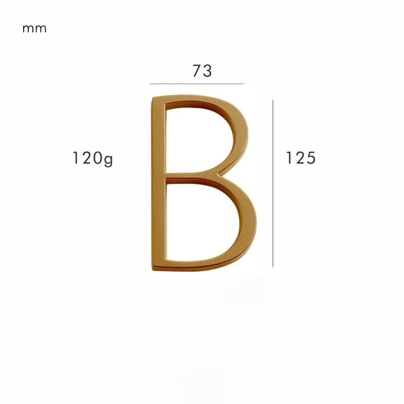 meraki. Renew - OBRE Satin Brass House Numbers - meraki.