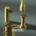 MODULA Brass Wall Hooks - meraki.