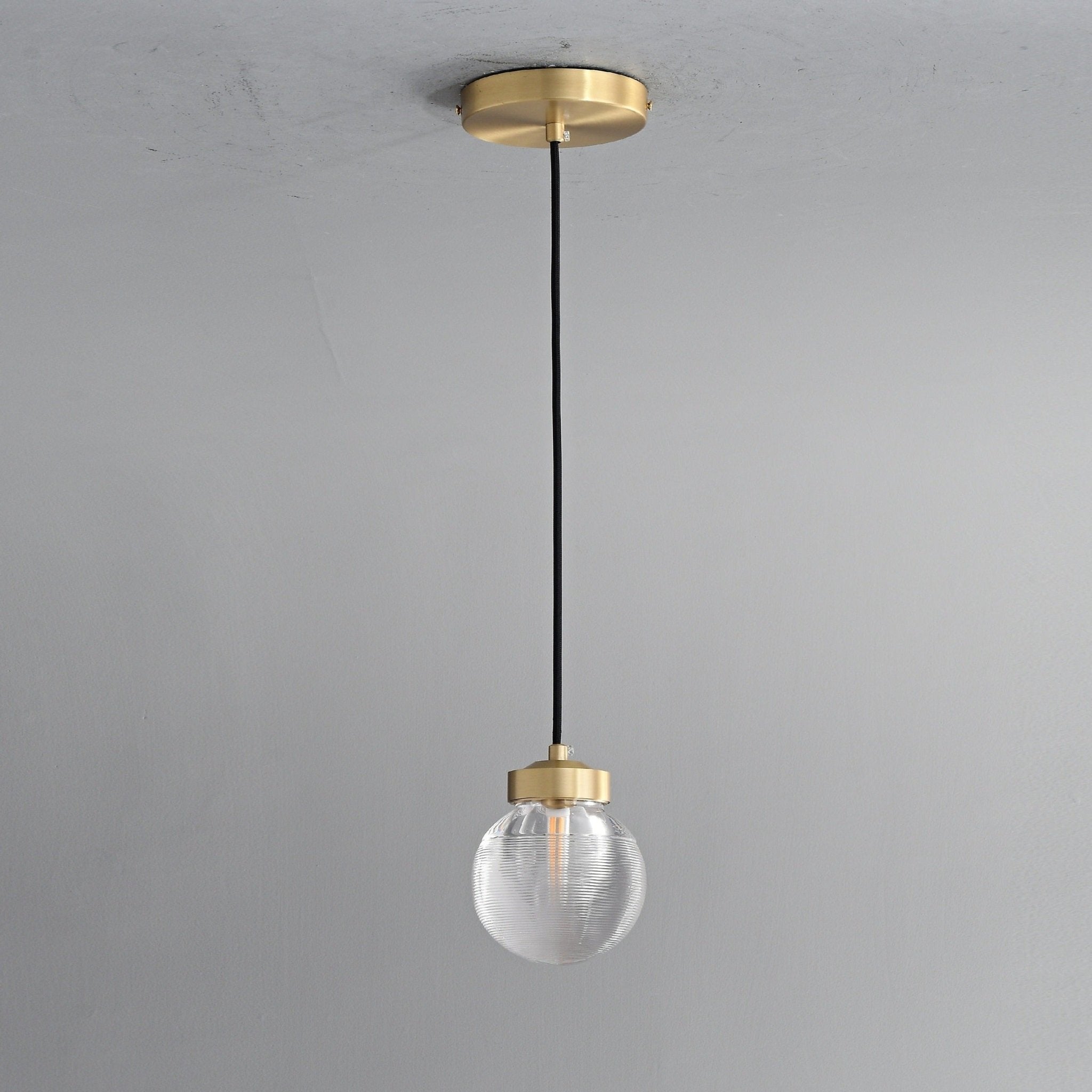 ORBIS Brass Single Pendant - meraki.