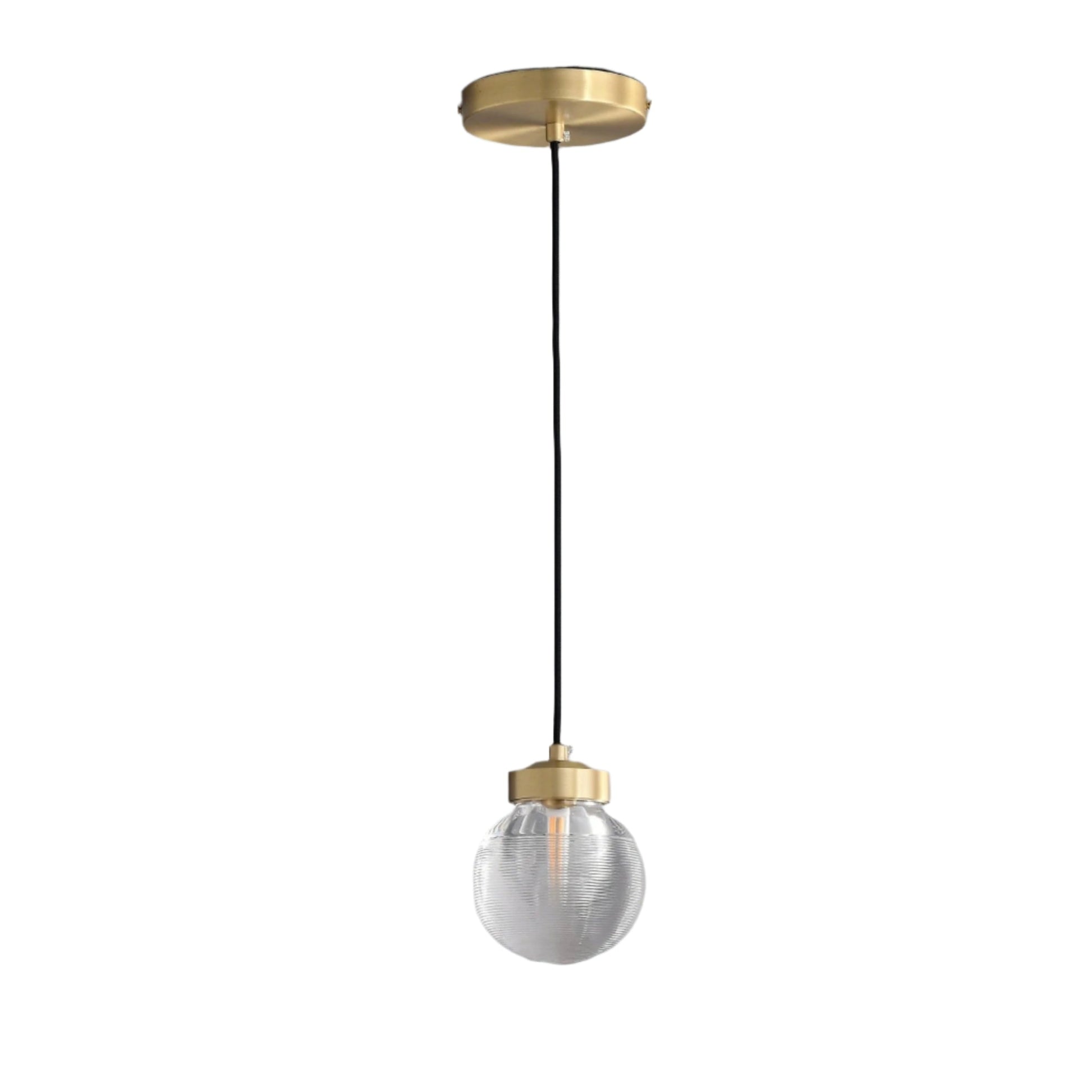 ORBIS Brass Single Pendant - meraki.