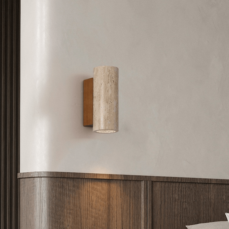 ORIN Stone & Wood Wall Light - meraki.