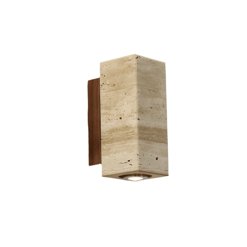 ORIN Stone & Wood Wall Light - meraki.