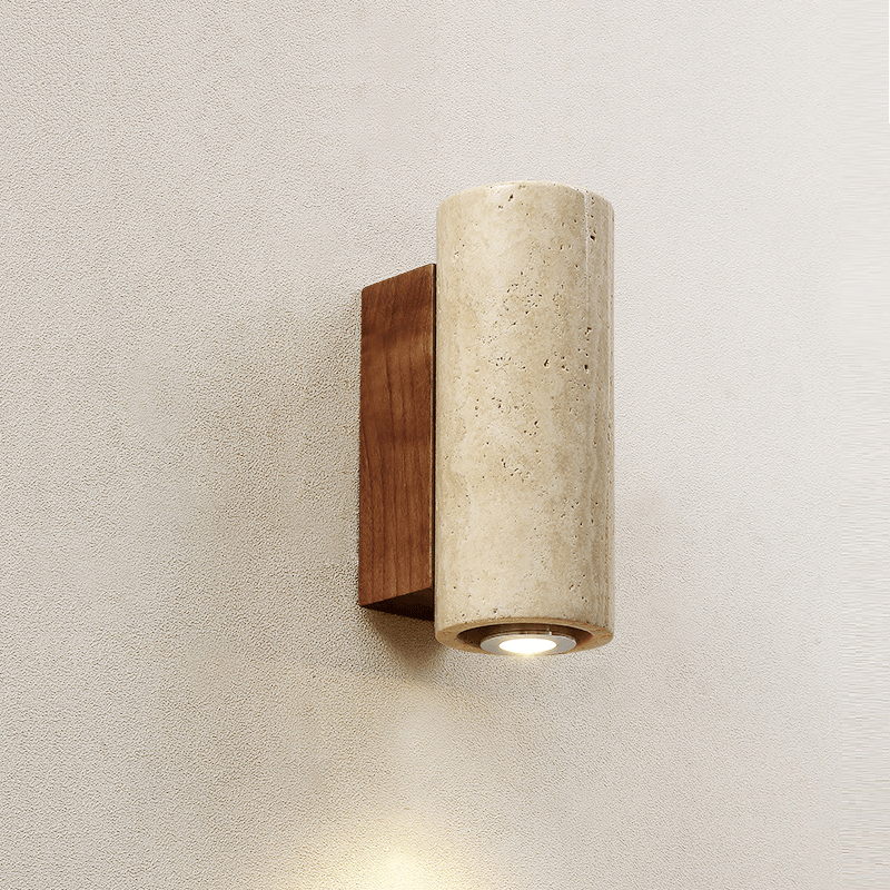 ORIN Stone & Wood Wall Light - meraki.