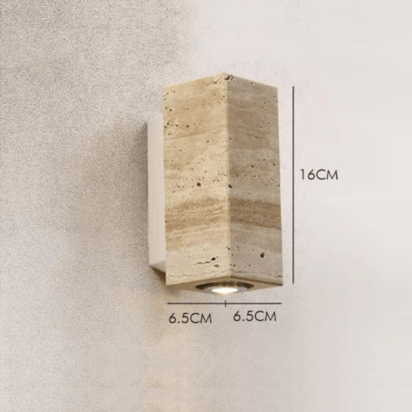 ORIN Stone & Wood Wall Light - meraki.