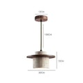 TERRA Stone & Wood Pendant Light - meraki.