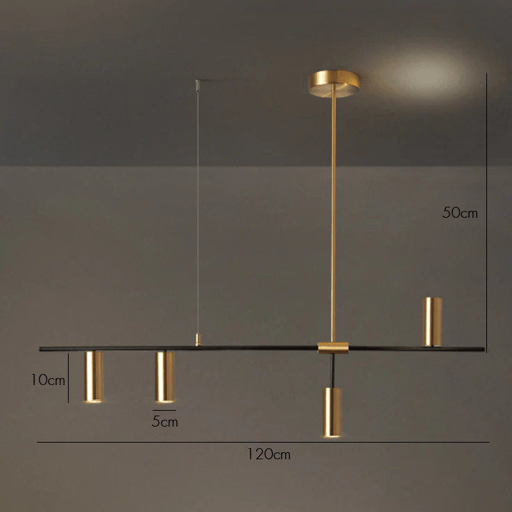 TRESSA Brass Chandelier - meraki.