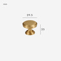 VELA Solid Brass Knob - meraki.