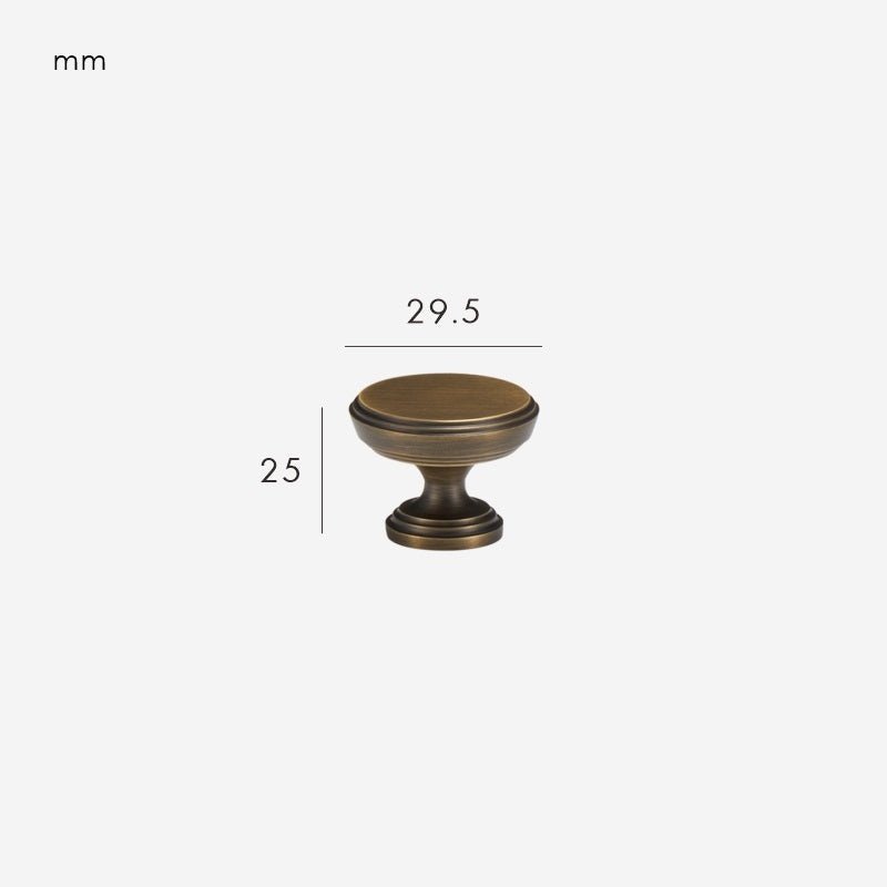 VELA Solid Brass Knob - meraki.