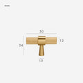 VENTO Solid Brass T - Bars - meraki.