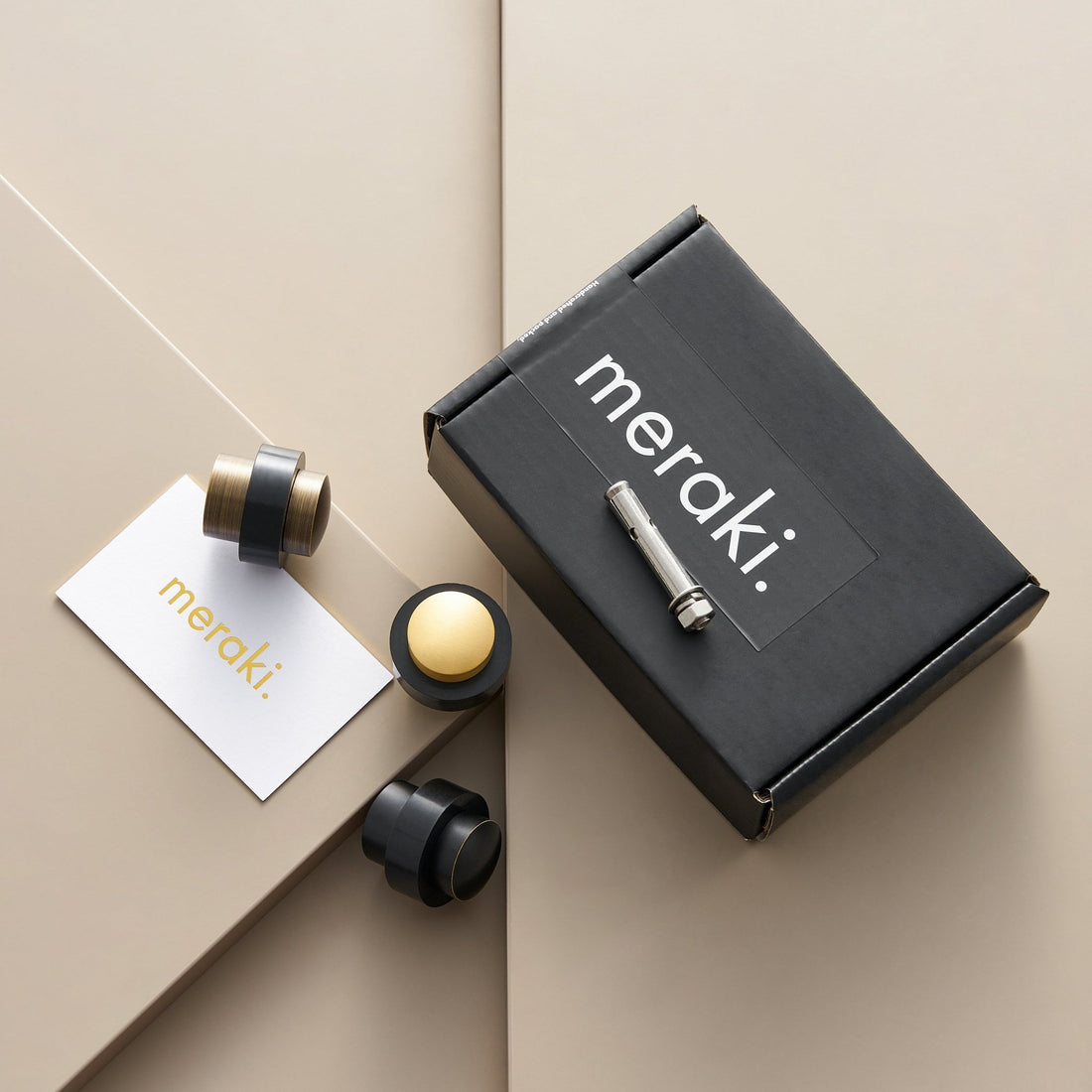 VORDA Solid Brass Door Stop - meraki.