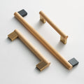 XYLO Beech & Brass Handles - meraki.