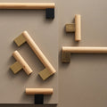 XYLO Beech & Brass Handles - meraki.