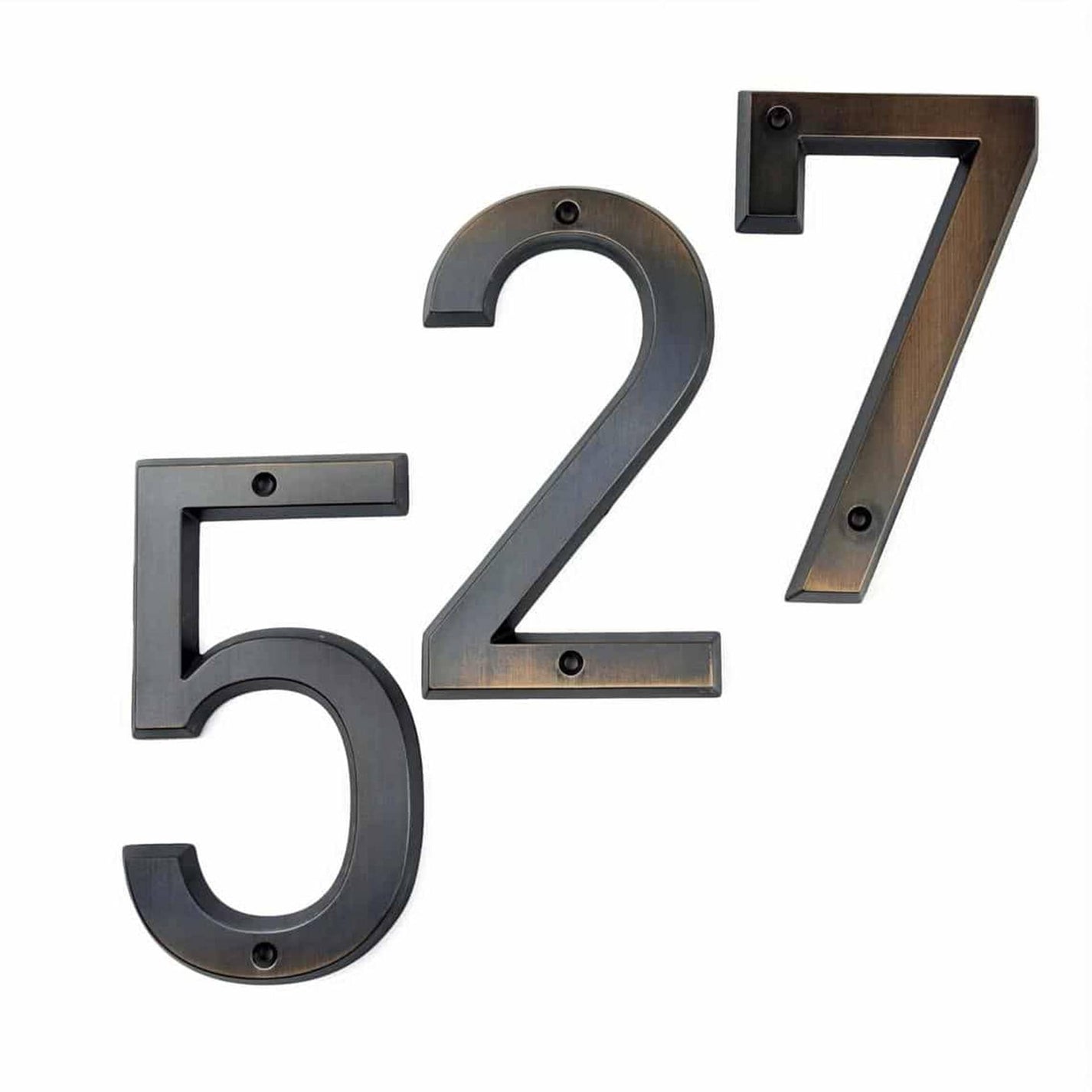 ANTIK Aged Bronze House Numbers - meraki.