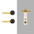 HICE Solid Brass Lever Door Handles & Lock Set - meraki.
