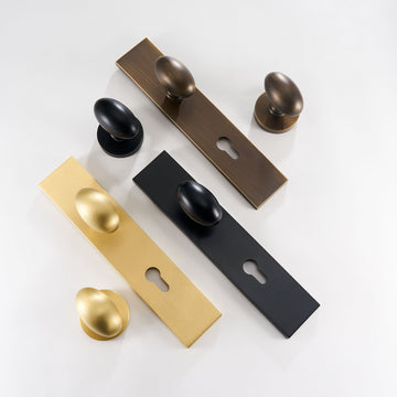 KROM Door Knob with Backplate - meraki.