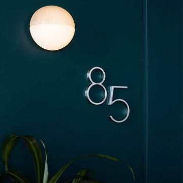 OBRE Satin Nickel House Numbers