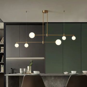 RISTA Brass Chandelier - meraki.