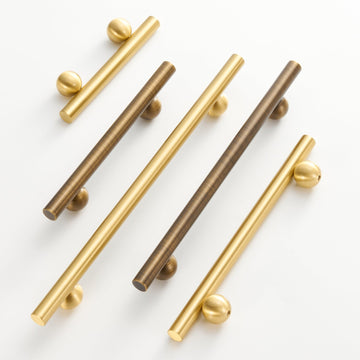 TANGENT Solid Brass Handles - meraki.