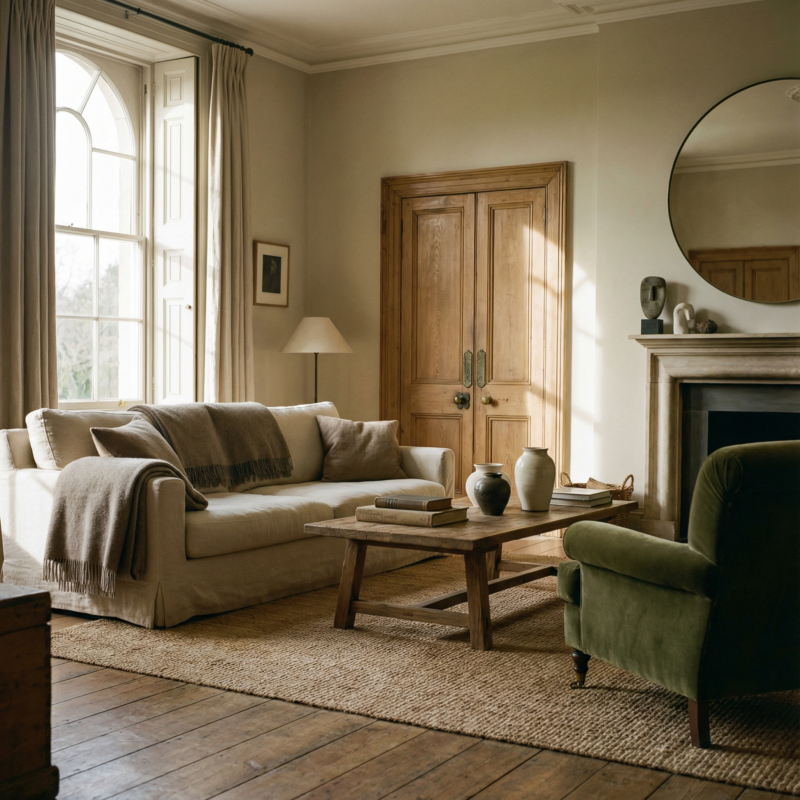 meraki_Redaktionelle_Innenaufnahmen,_Wohnzimmer_mit_unlackierten_Bras_5bc960f5-4170-4b52-9966-2c666d976bca