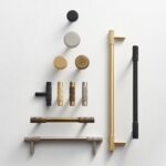 Barre a T in ottone zigrinato MANHATTAN